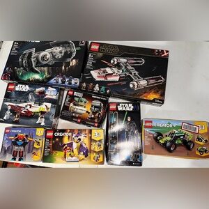 8 Assorted Starwars & creator 3 in 1